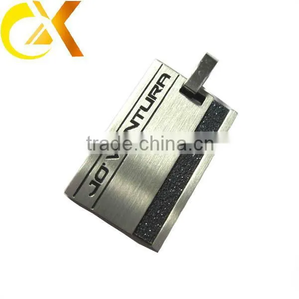 2013 fashion stainless steel pendant with bule onyx
