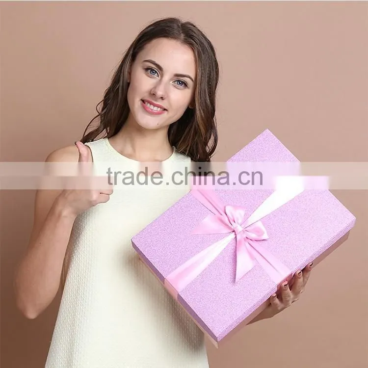 Large exquisite gift box wedding gift box rectangle packaging box custom wholesale