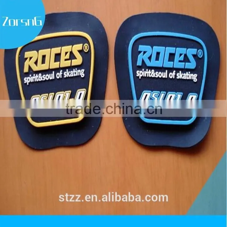 3D shaped PVC material patch, rubber band