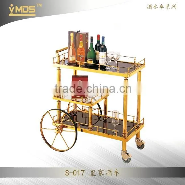 MAX S-004 Modern Wine Bar Cart Furniture,Drink Trolley For Sales