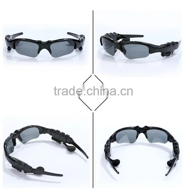 2016 New Wireless bluetooth polarized sunglasses Stereo Music Phone Call Headset for Music BT103