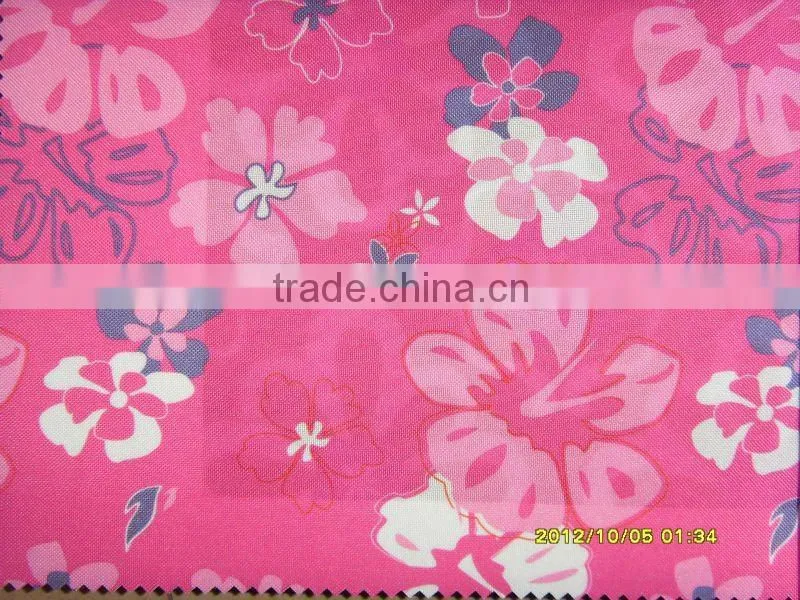 600D polyester print fabric