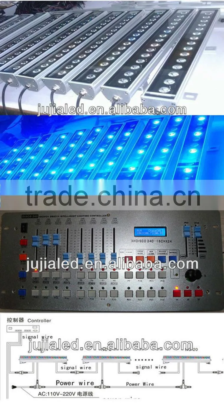 NEWS!!2015 new design 36w Outdoor RGB LED Wall Washer light hot sale