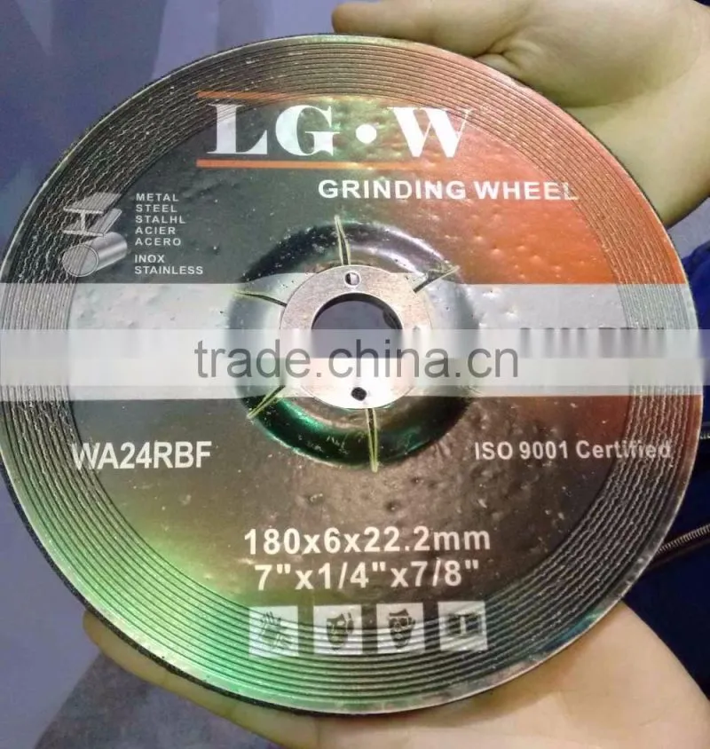 424 LGW 180*6*22 PREMIUM DEPRESSED CENTER GRINDING DISC