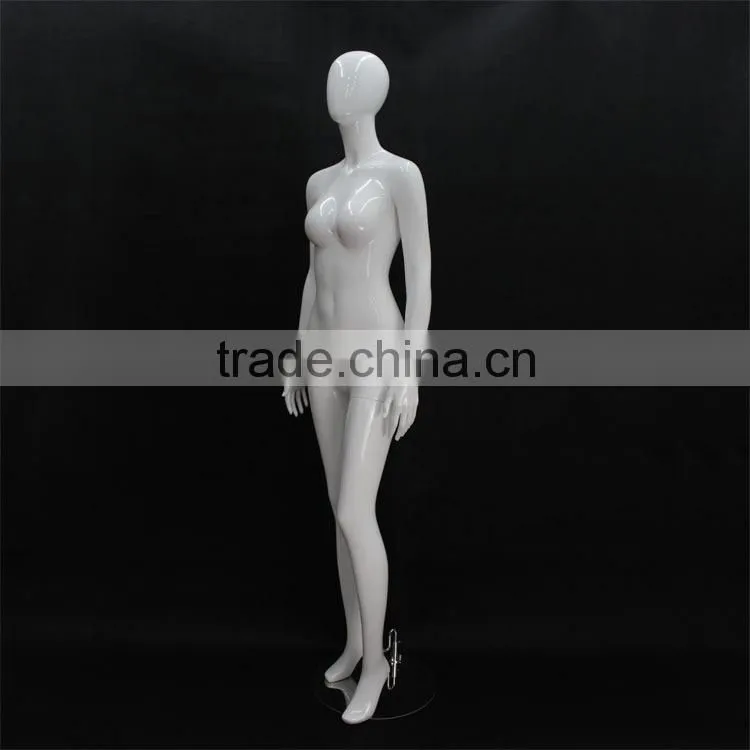 high gloss and transparent unbreakable plastic mannequin