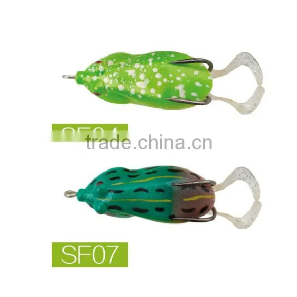 60mm 14g Soft Plastic Frog Marsh Lure