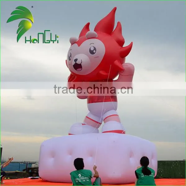 Giant Hongyi Factory Design PVC Advertising Promotion Mascot Inflatable Lion Shape