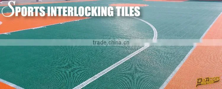 Double Layer Interlocking Basketball Flooring Tiles