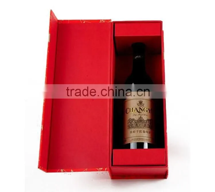 Luxury silk lined bottle wine spirit champagne box