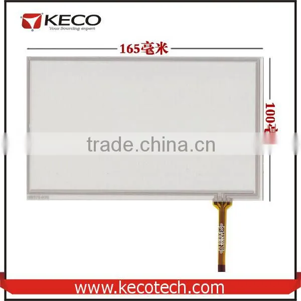 7.0 7 inch Compatible 4 wire resistive 165*100 165mm*100mm HSD070IDW1-D00 touch glass digitizer Screen