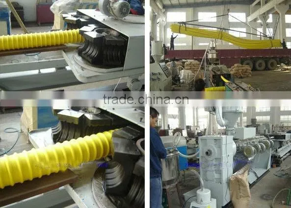 Top quality PVC pipe machine