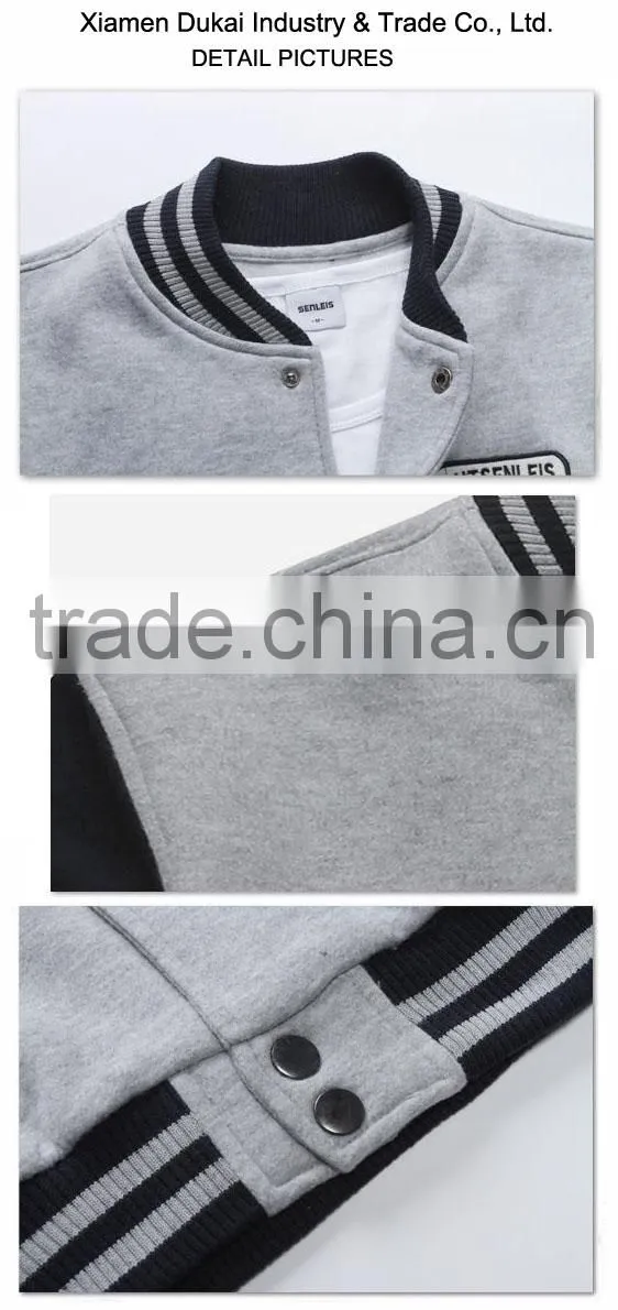 Men's snaps fleece hoodies jacket