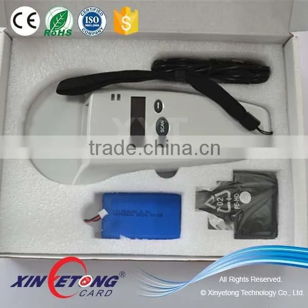 134.2KHz ISO11784/5 FDX-B HDX Rechargeable Lithium Battery RFID Reader