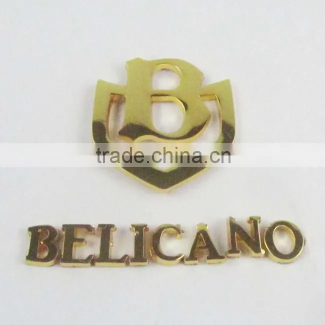 3d metal letter logo