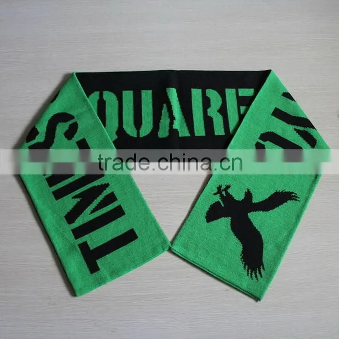 CUSTOM-MADE ACRYLIC SPORT TEAM SCARF KNIT PATTERN