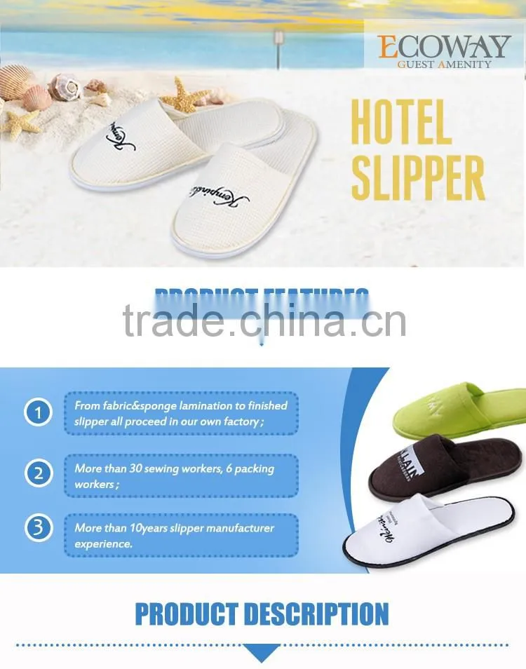 OEM Disposable Wholesale Luxury Hotel Miscellaneous Fleece Slippers