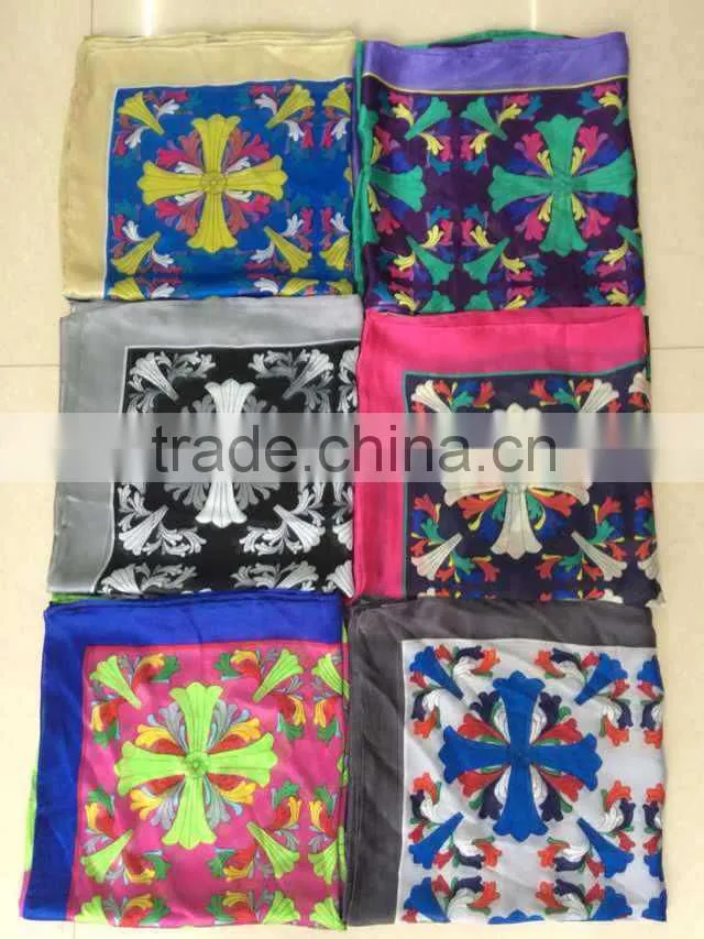 2015 European New Design Fashion polyester scarf Style Beautiful women scarf
