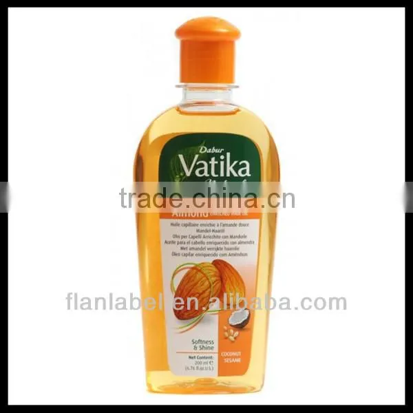 100% factory-directed price customized hair oil bottle label