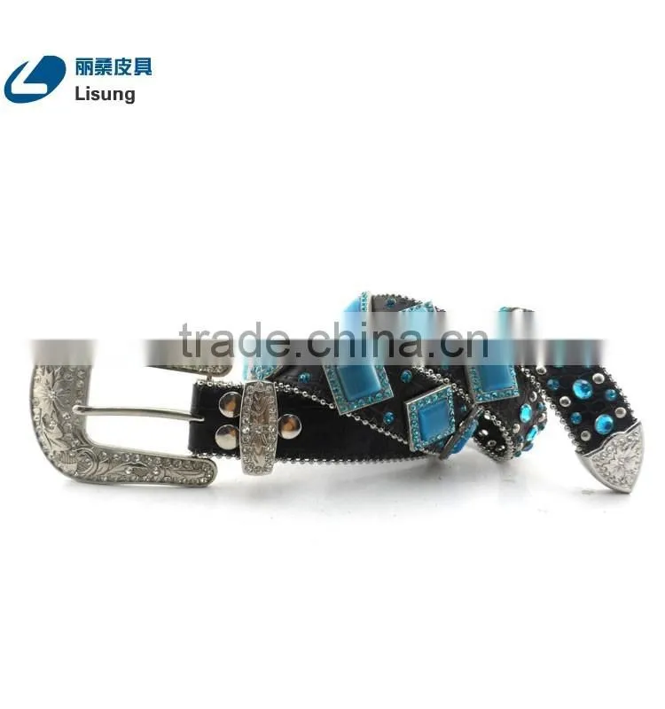 Western Cowgirl Rhinestone Stones Studded Crystal Strap