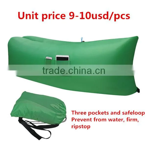 Factory customize quick 10 Seconds Infaltable Sleeping Bags Lazy Sleeping Bed
