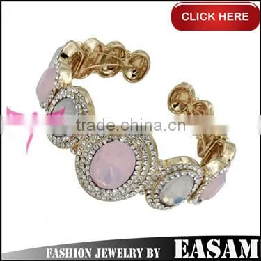 Easam Promotional Handmade Gold Plated Stainless Steel Bracelet
