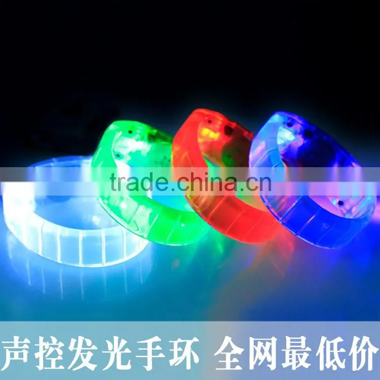 Wholesale Party/Star Live Concert Supplies Led Bracelet ,Led Sound Control Bracelet/Bangle/Wristband