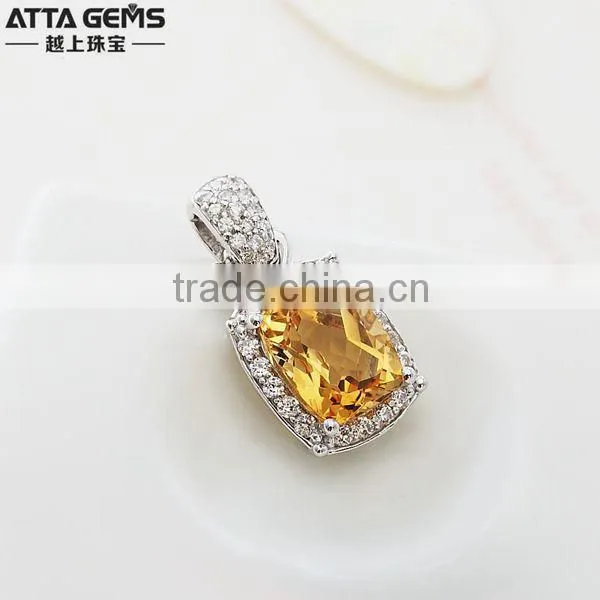 Pendant for best frined S925 platinum plating silver pendant