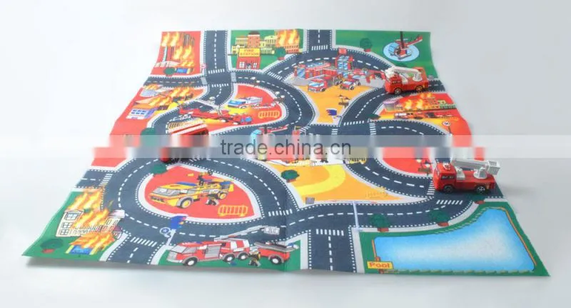 Big traffic road playing kids carpet