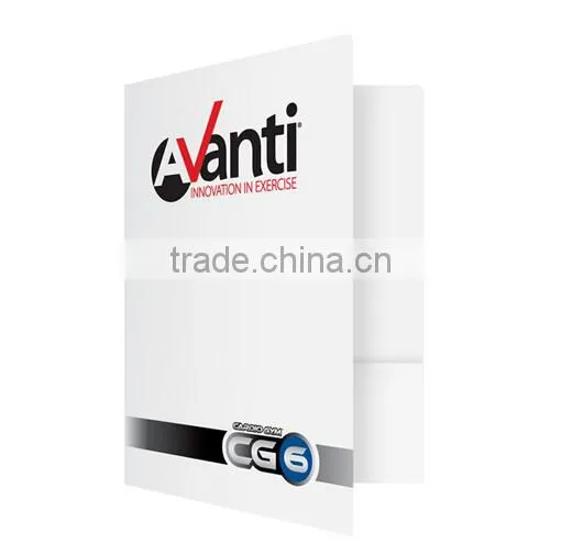 Single pocket folder printing