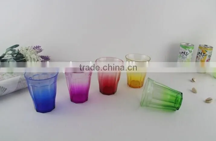 colorful insulated 400ML plastic cup PS material