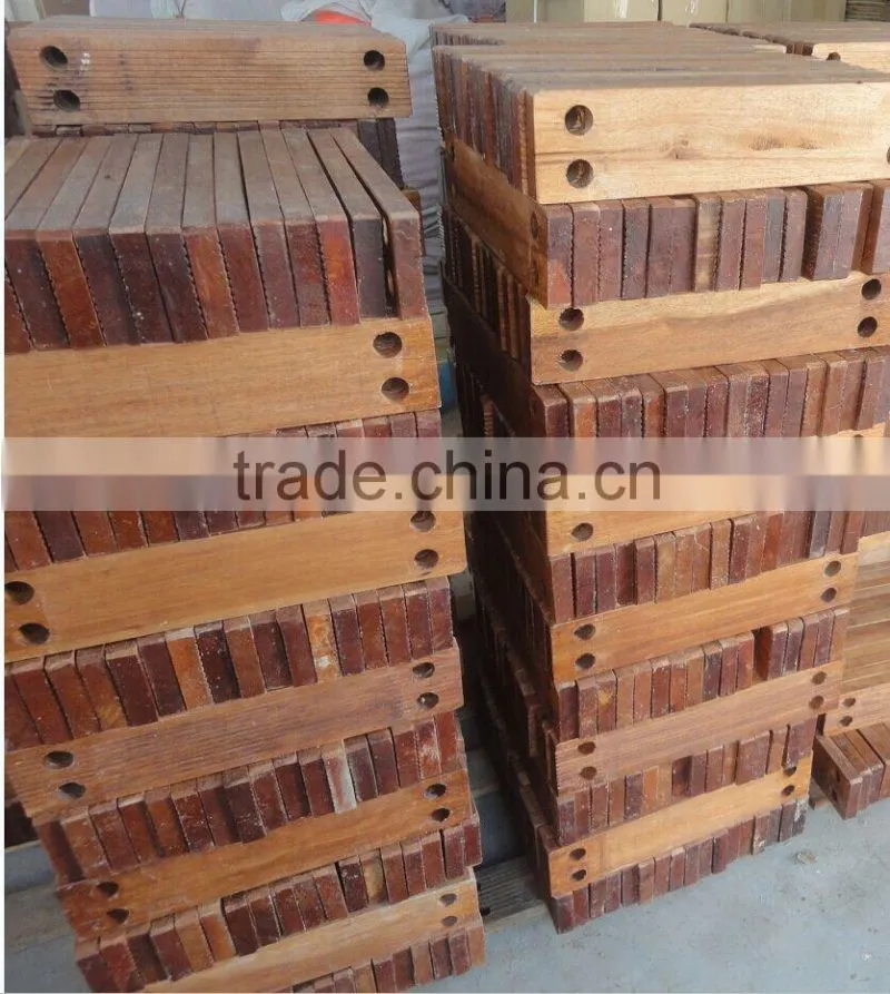 Wooden marine ladder pilot's ladder