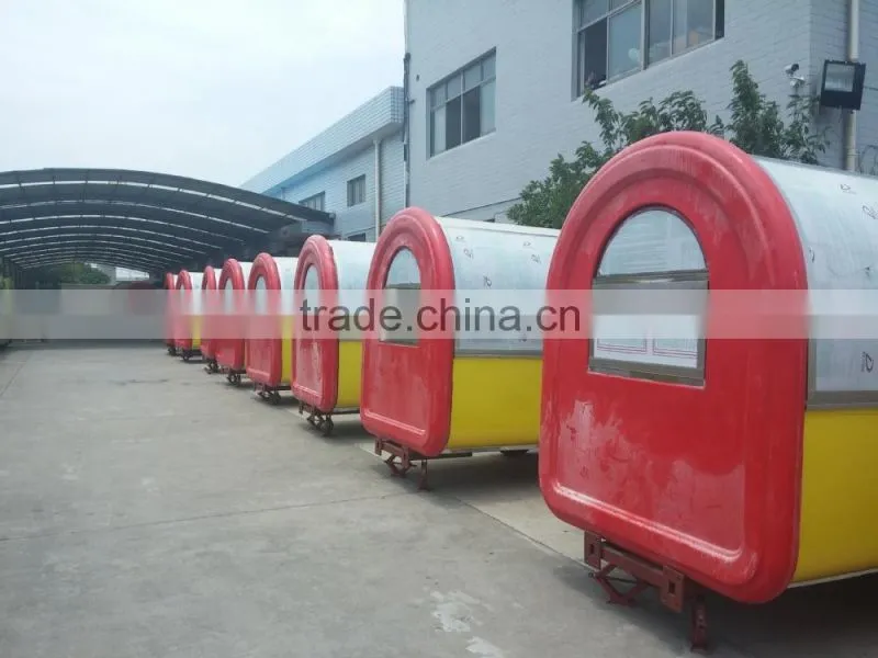 Convenient Mobile Street Food Vending Kiosk popular sale in 2015 ! ! !