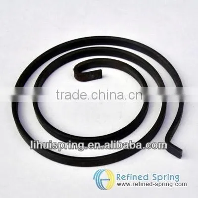 Mechanical stainless steel or steel flat wire spiral spring