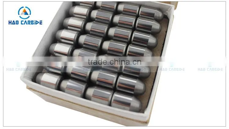 tungsten carbide flat buttons for mine field