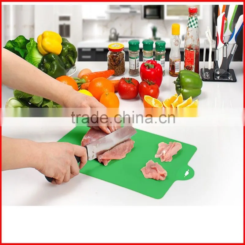 Scale cutting board for vegetable and meant