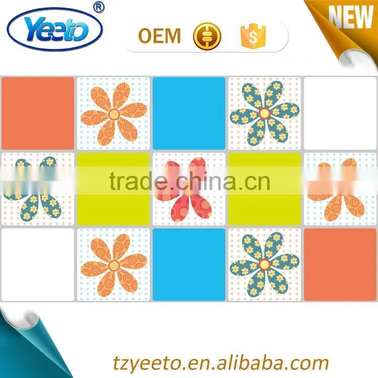 Newest Style Aluminum kitchen Wall Tile Stickers Protective Sheet