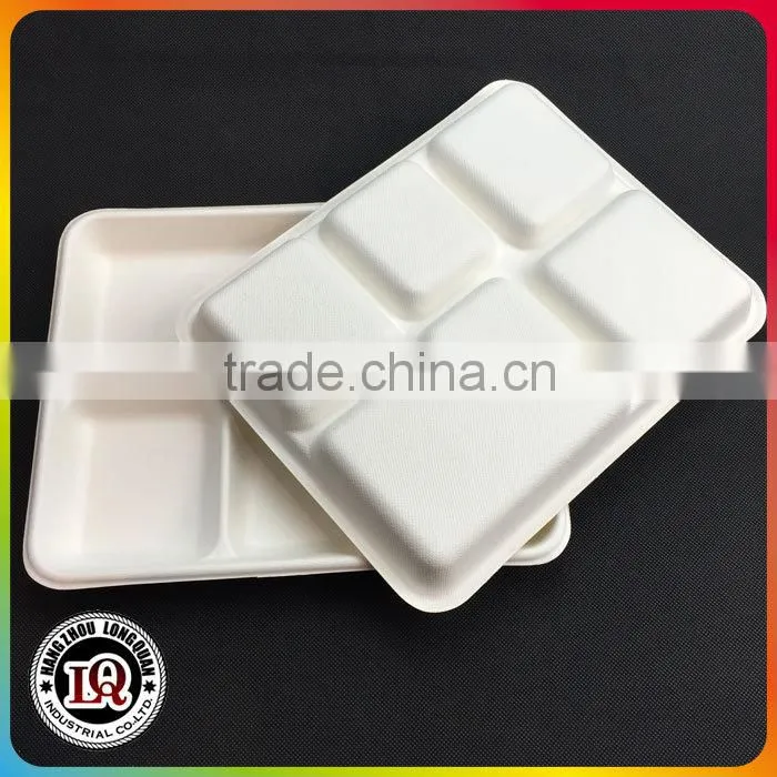 One-time Use 5 Compartment Tray