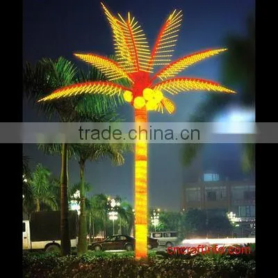 Hot CE Approved Led Palm Tree Light With Static Or Color Changing