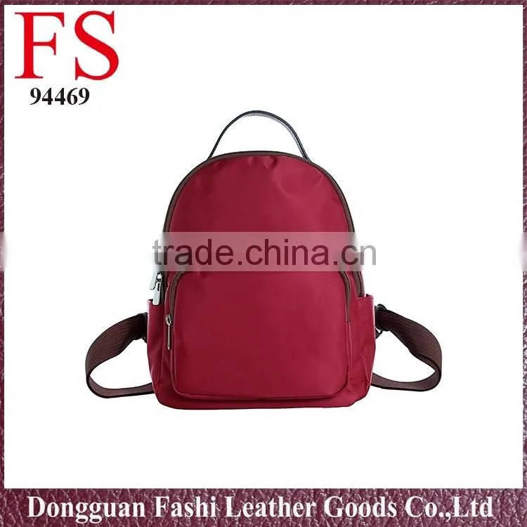 mini cute double pocket school style backpacks of teenage girls