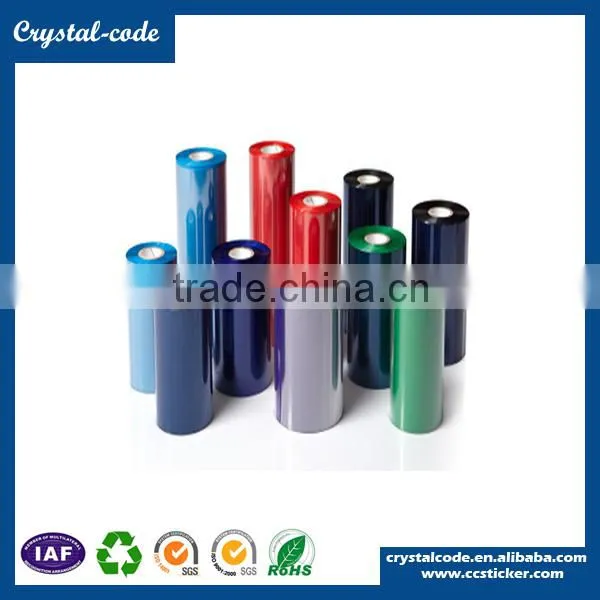 110mm* 100m, 110mm * 300m, 110mm * 150m a roll zebra printing ribbon in all kinds of colors