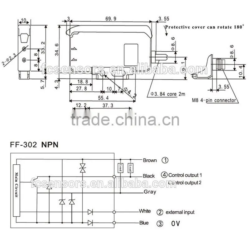 Made in China 5 wires FF-302 dual output digital power amplifiers professional supplier