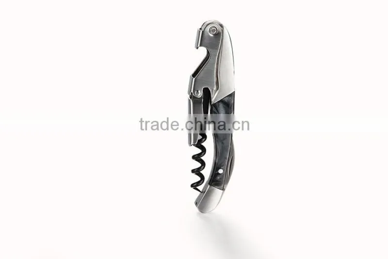 bar tools wine bottle opener wine corkscrew metal stainless steel waiter's wine opener with knife