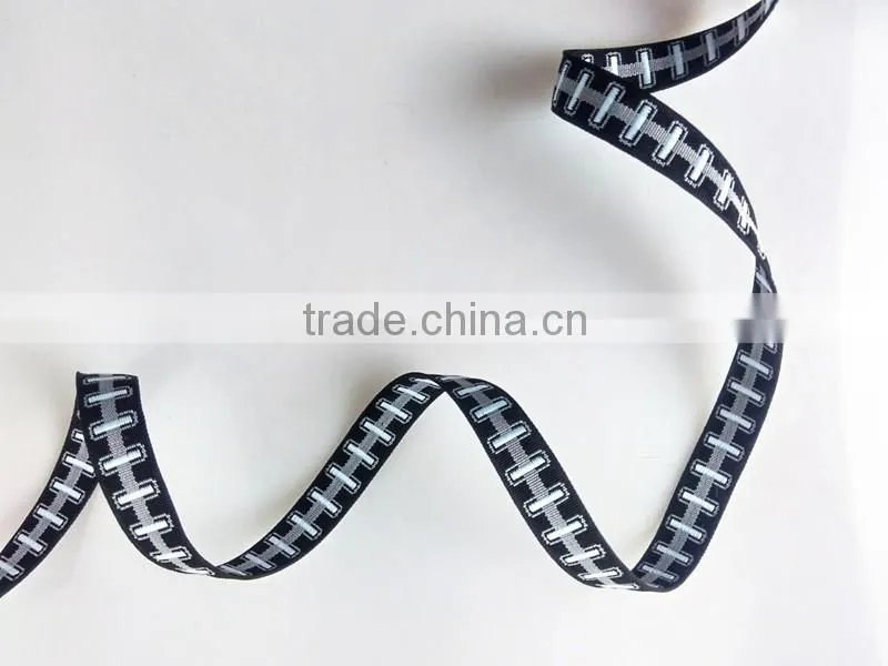 Professional custom Logo polyester color jute webbing for fashion dress