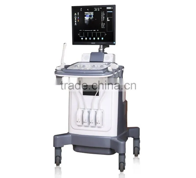 Trolley Color Doppler for pregnancy/color doppler ultrasound