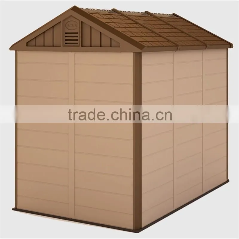 2016 modern design plastic shed movable summer house easy assembled