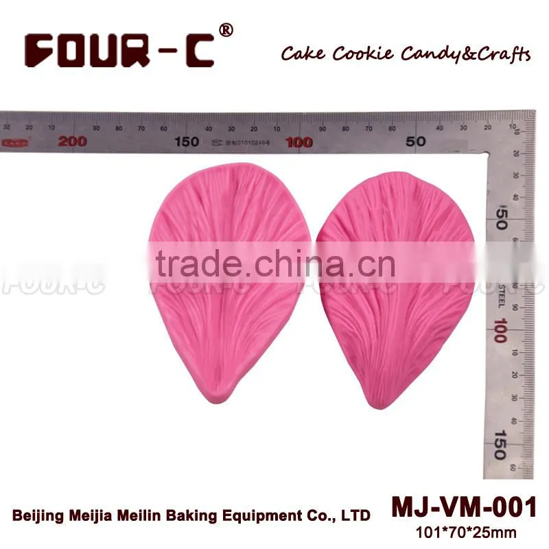 Lettuce leaf, orchid veiner, double sided silicone veiner mould for orchid petals