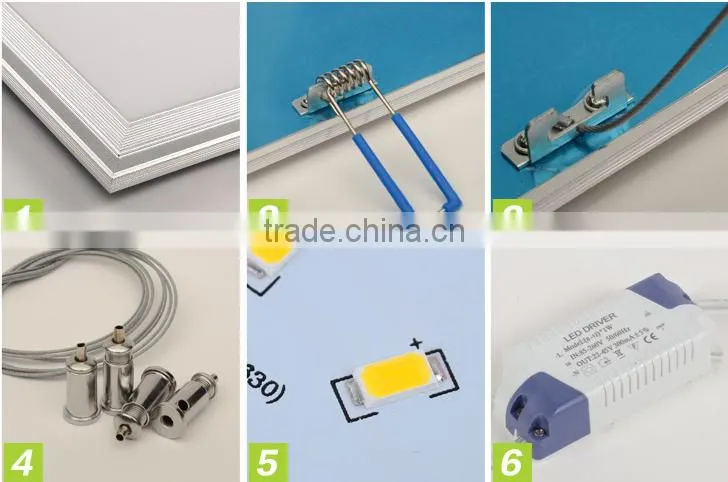 2835 SMD 36W 40W 48W 60W Led recessed Panel light 595*595*10mm China