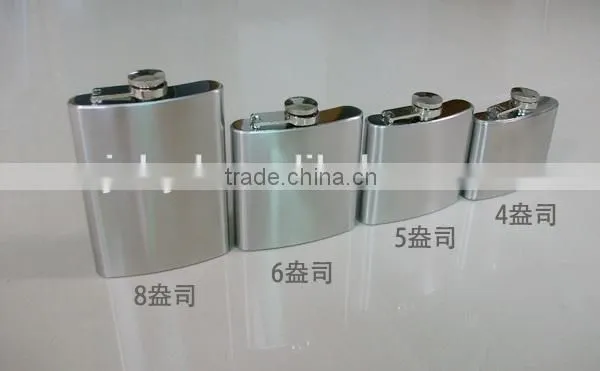 Professional Service New Design Stainless Steel Hip Flask With Cigarette Case