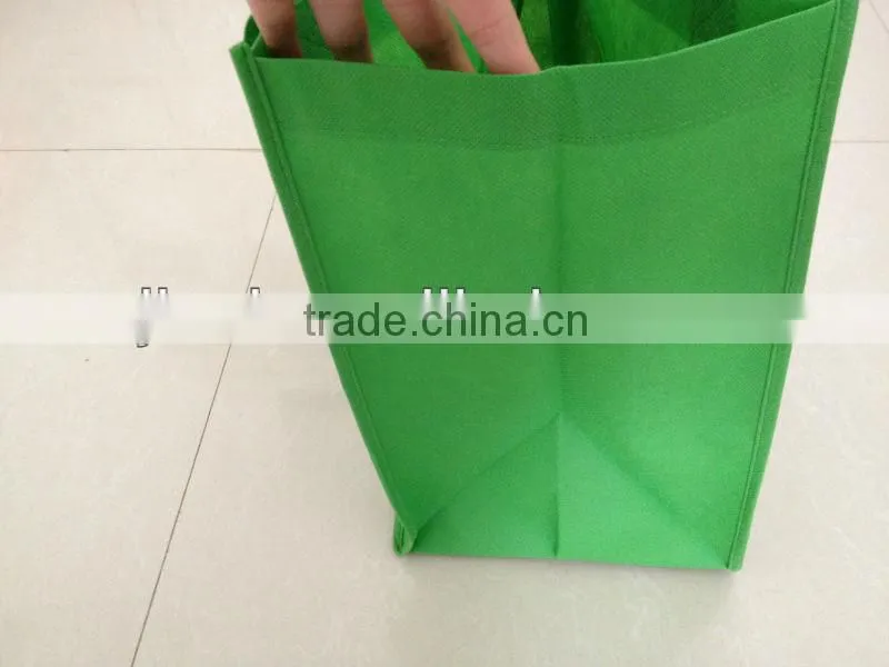 green nonwoven handle bag
