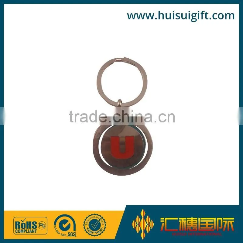 high quality promotional zinc alloy keychain